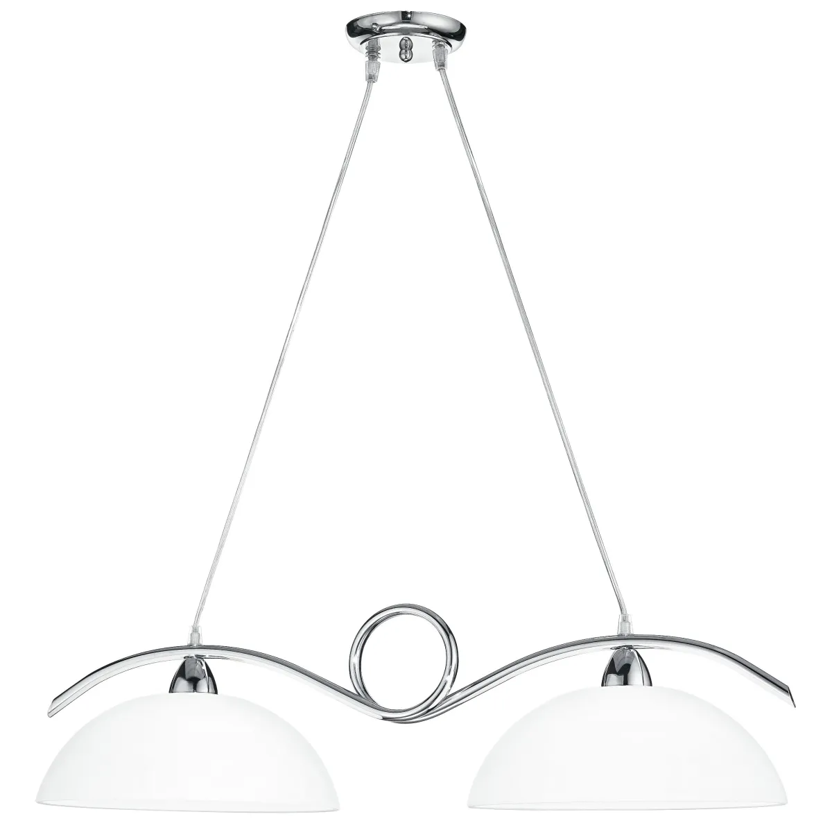 I-HALLEY/2 CR - Sospensione Biliardo Cromato Metallo...