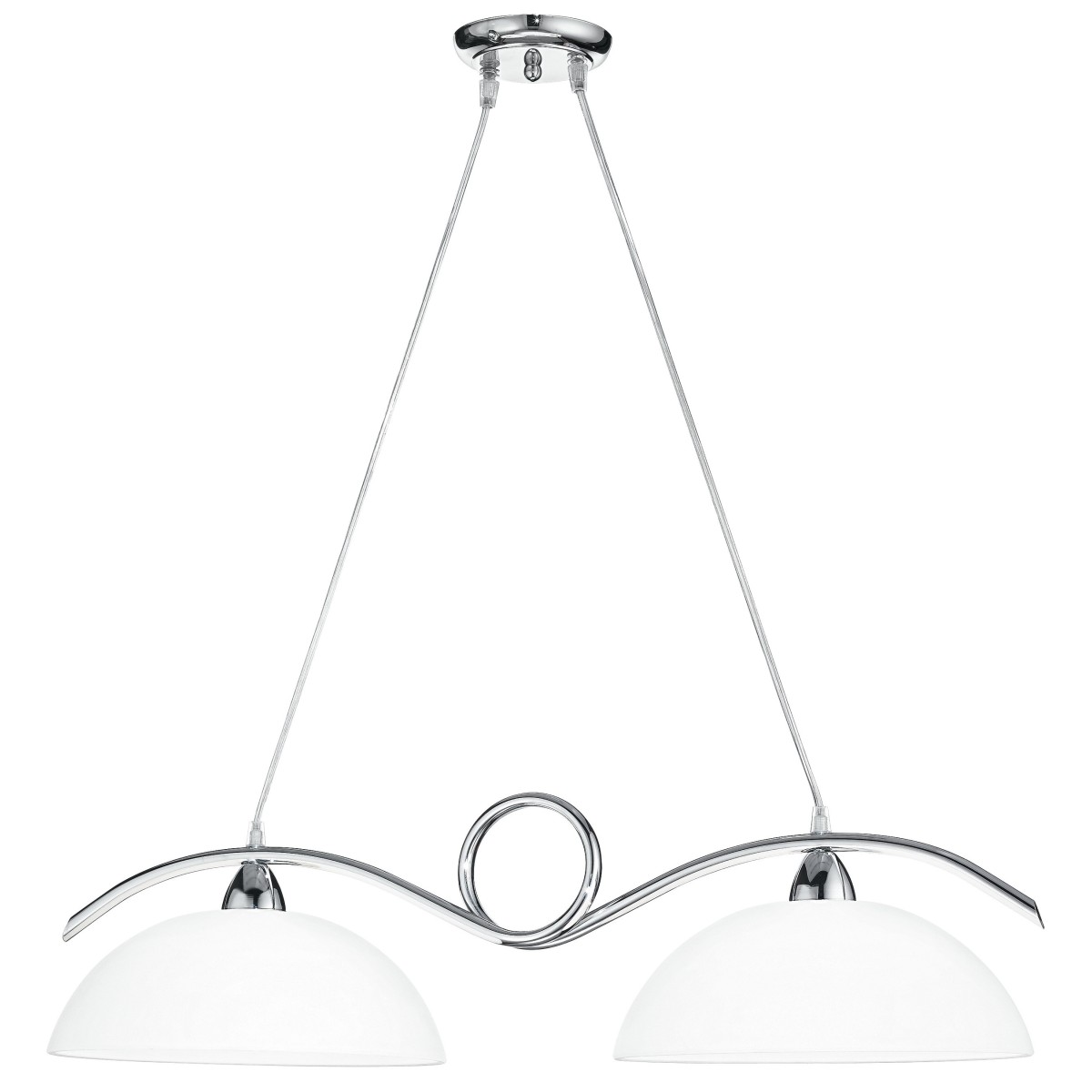 I-HALLEY/2 CR - Sospensione Biliardo Cromato Metallo...