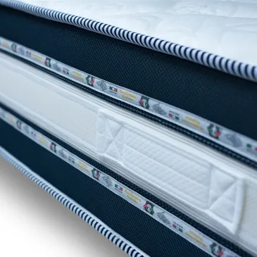 Materasso Ghost Sfod 80x190 in gomma e memory alto 27cm