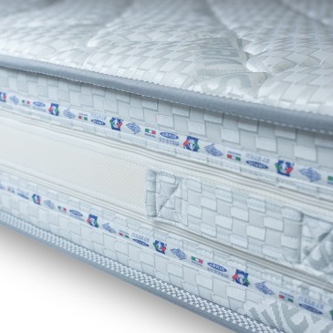 Matelas Helyos 120x190 en caoutchouc et mémoire 22cm de hauteur