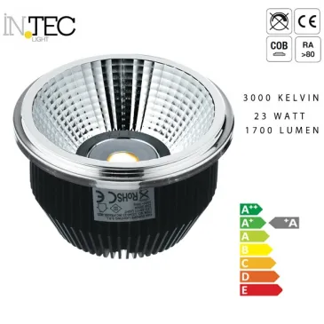 INC-FRANK-M23 - Faretto per Incasso Frank Led 23 watt Luce Calda