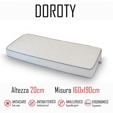 Matratze Doroty 160x190 aus Polyurethan, 20 cm hoch