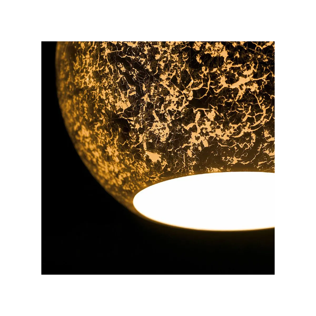 I-VANITY/S40 ORO - Lampadario a Sospensione Oro Vetro Moderno Interni E27