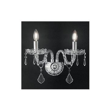 Applique Classica In oro o cromo con Cristalli a goccia