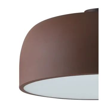 Plafonnier BISTROT plafonnier design moderne couleur bronze / blanc 3x E27