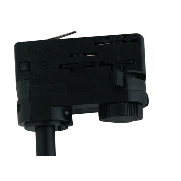 Faretto per binario orientabile a led in alluminio cromo A+ Luce calda 7 W
