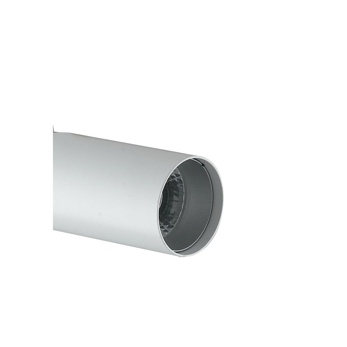 Verstellbarer LED-Schienenstrahler aus weißem Aluminium A+ Warmes Licht 7 W