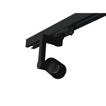 Proiettore faro binario Express led con adattatore trifase attacco E27 nero max 42 W