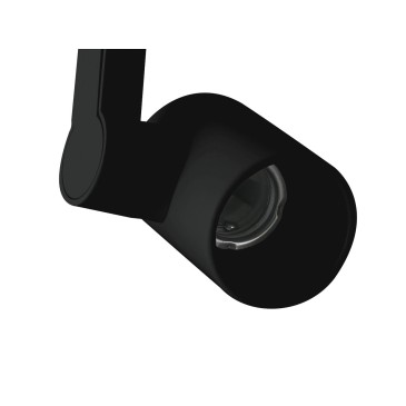 Express LED-Schienenstrahler mit Dreiphasenadapter, schwarzer E27-Anschluss, max. 42 W