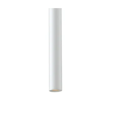 Lustre à suspension OBOE en tube blanc triphasé aluminium Led Cob 3000K