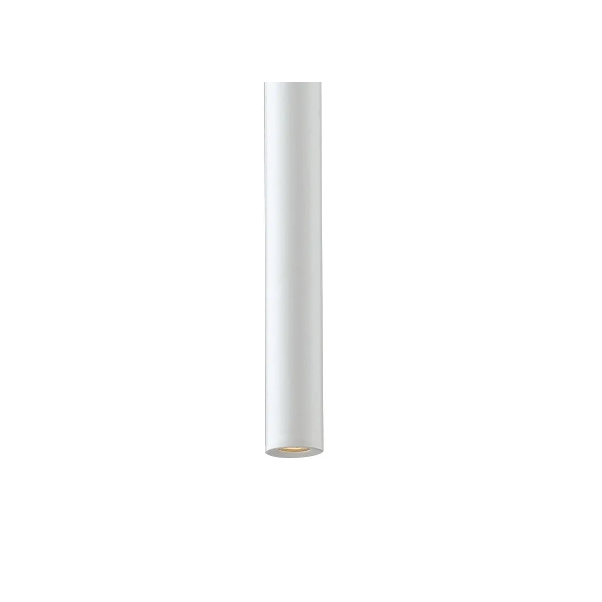 Lustre à suspension OBOE en tube blanc triphasé aluminium Led Cob 3000K