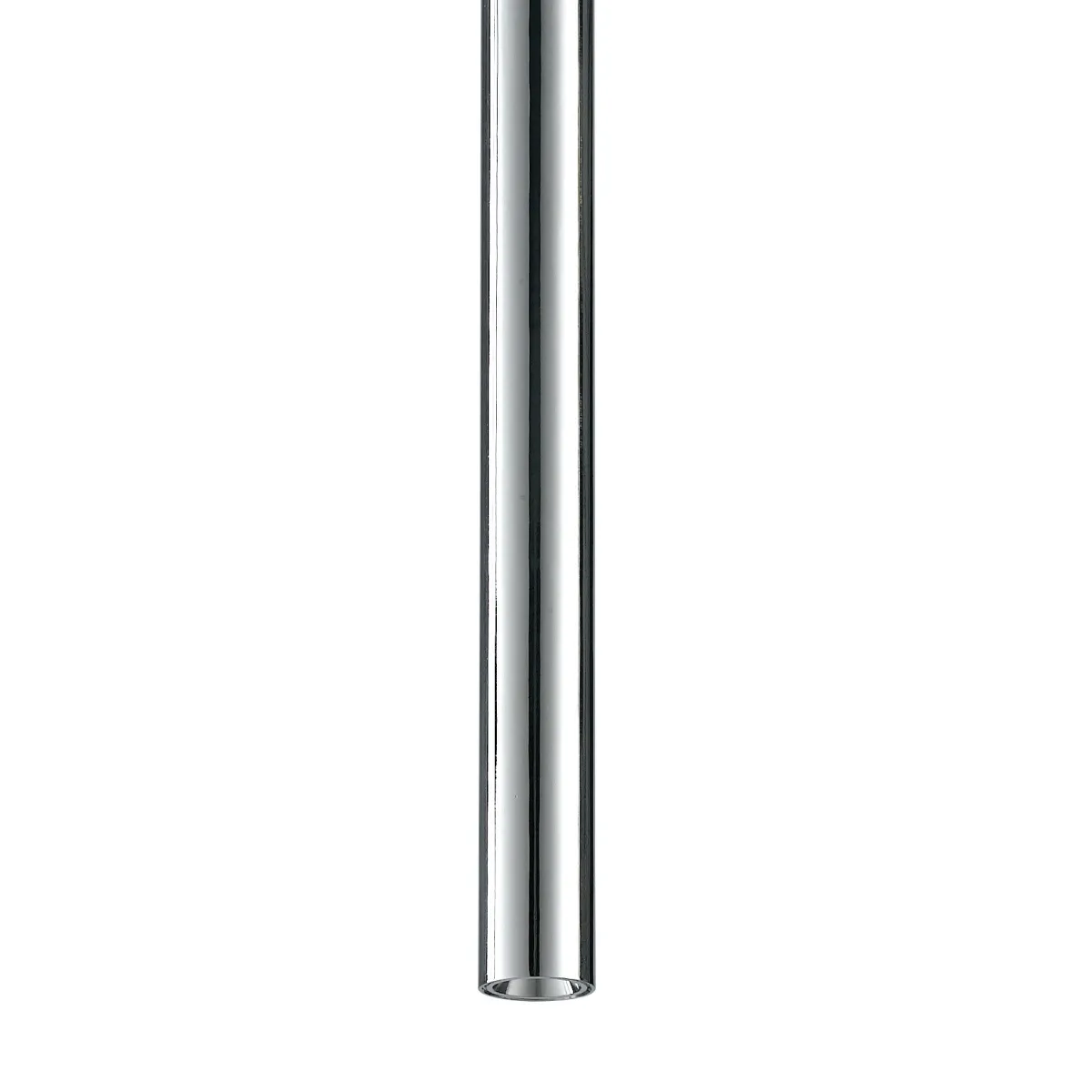 OBOE suspension plafonnier en tube aluminium chromé triphasé Led Cob 4000K