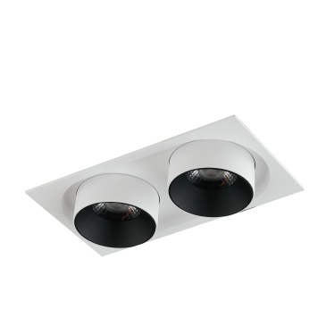 Spot encastré à DEL blanche réglable 2 x 15 W