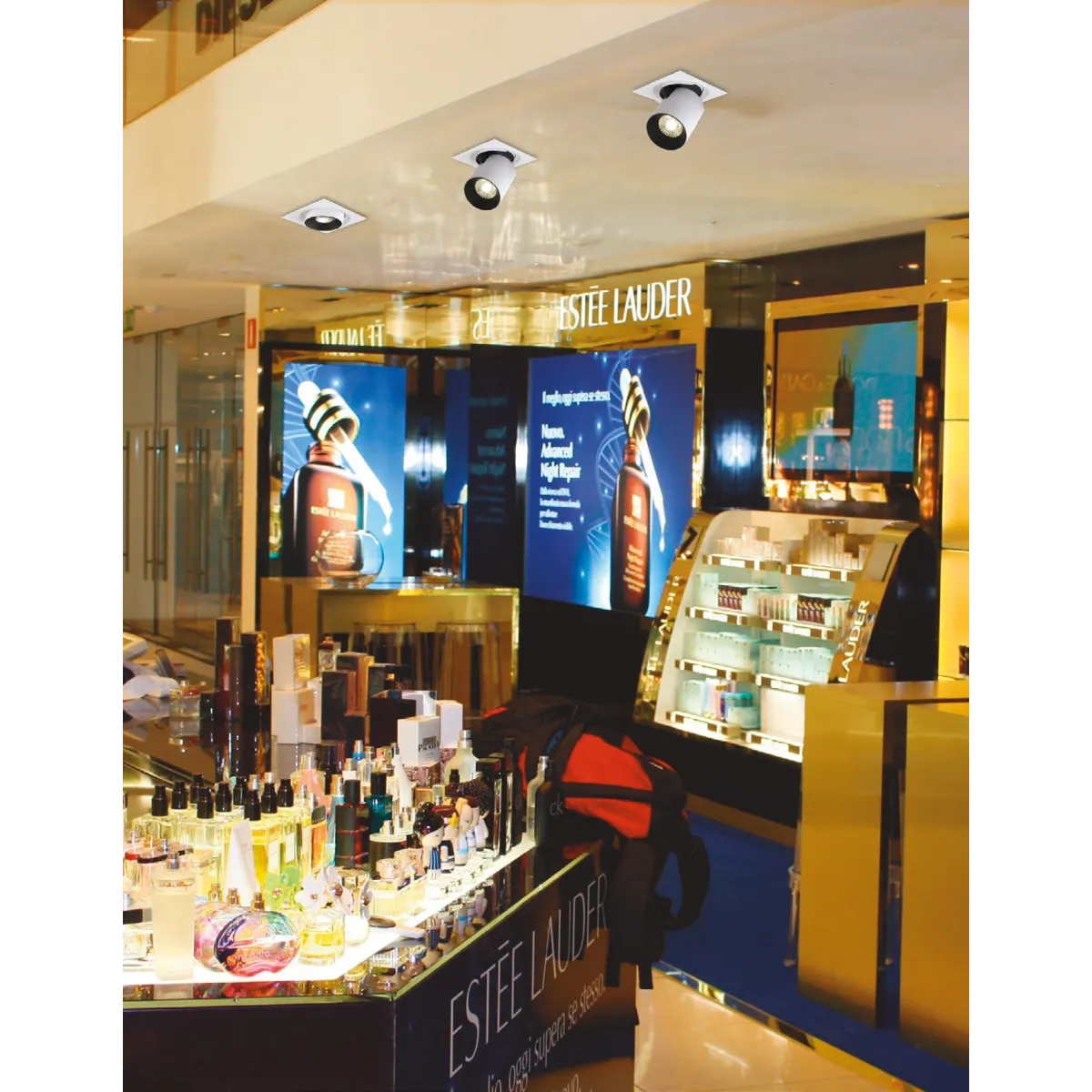 Faretto da incasso orientabile 2x15W Bianco | Mondialshop