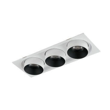 Verstellbarer weißer LED-Einbaustrahler 3x30W