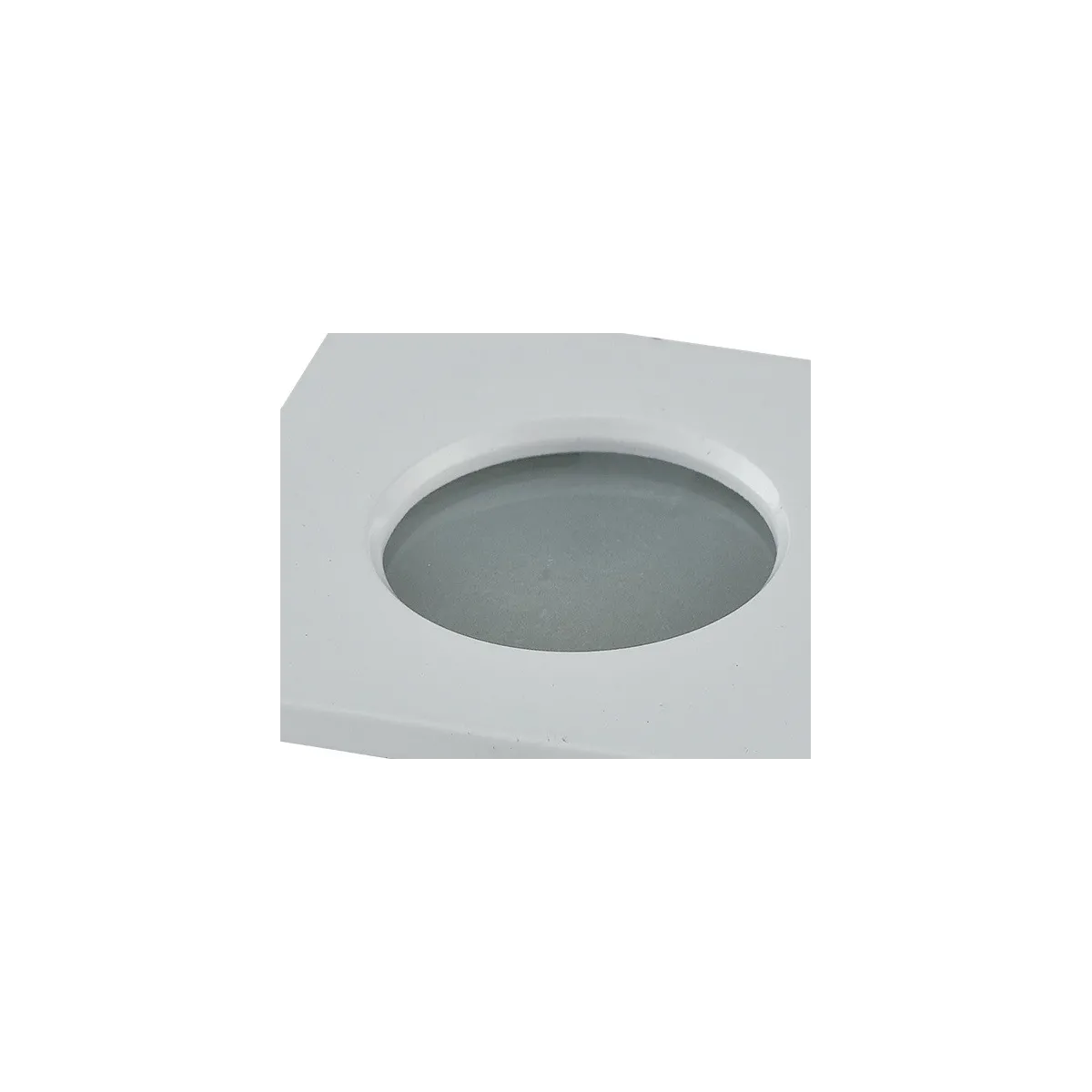 INC-VIPER-Q-BCO Struttura da incasso VIPER per lampada GU10 quadra fissa bianca IP65 82x82 mm