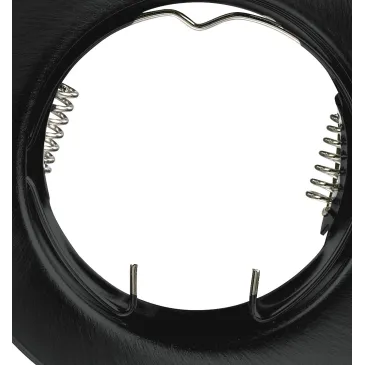 INC-REFLEX-SF1 NER Strutture da incasso REFLEX per lampade MR16 o GU10 colore nero tondo fisso dm 8 cm