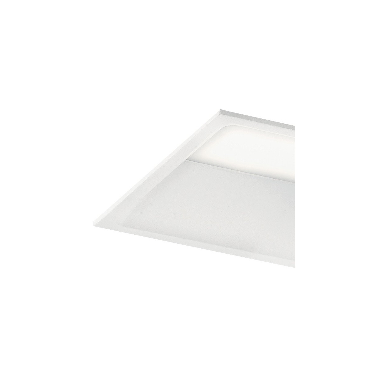 INC-XANTO-F-Q110 Lampada da incasso XANTO quadrata in alluminio bianca pressofuso con Led SMD integrato 5000K- 1000Lm - 12W