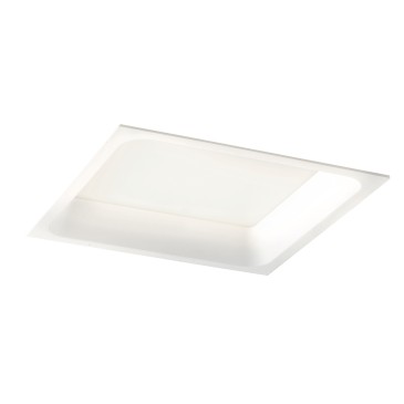 INC-XANTO-M-Q220 Lampada da incasso XANTO quadrata in alluminio bianca pressofuso con Led SMD integrato 4000K- 2800Lm - 30W