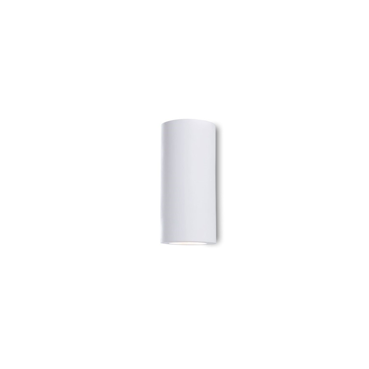 I-BANJIE-S-AP Applique BANJIE tondo bianco a parete in gesso cm 16h x 7,5 dm verniciabile 2xGU10 max 35W