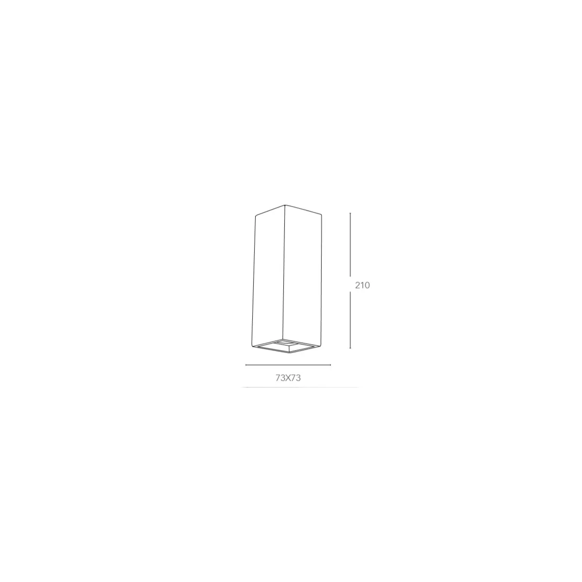 I-FOSTER-AP Applique FOSTER rettangolare bianco a parete...
