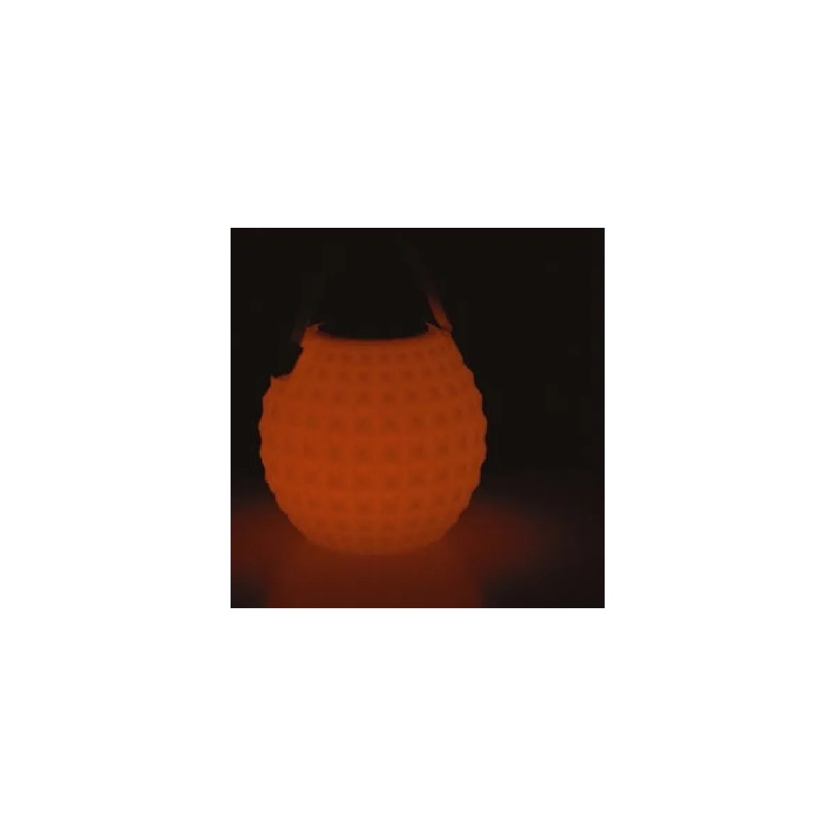 I-GECO-DJ-L25 Lampada portatile GECO bianca a LED RGB con speacker bluetooth incorporato tonda