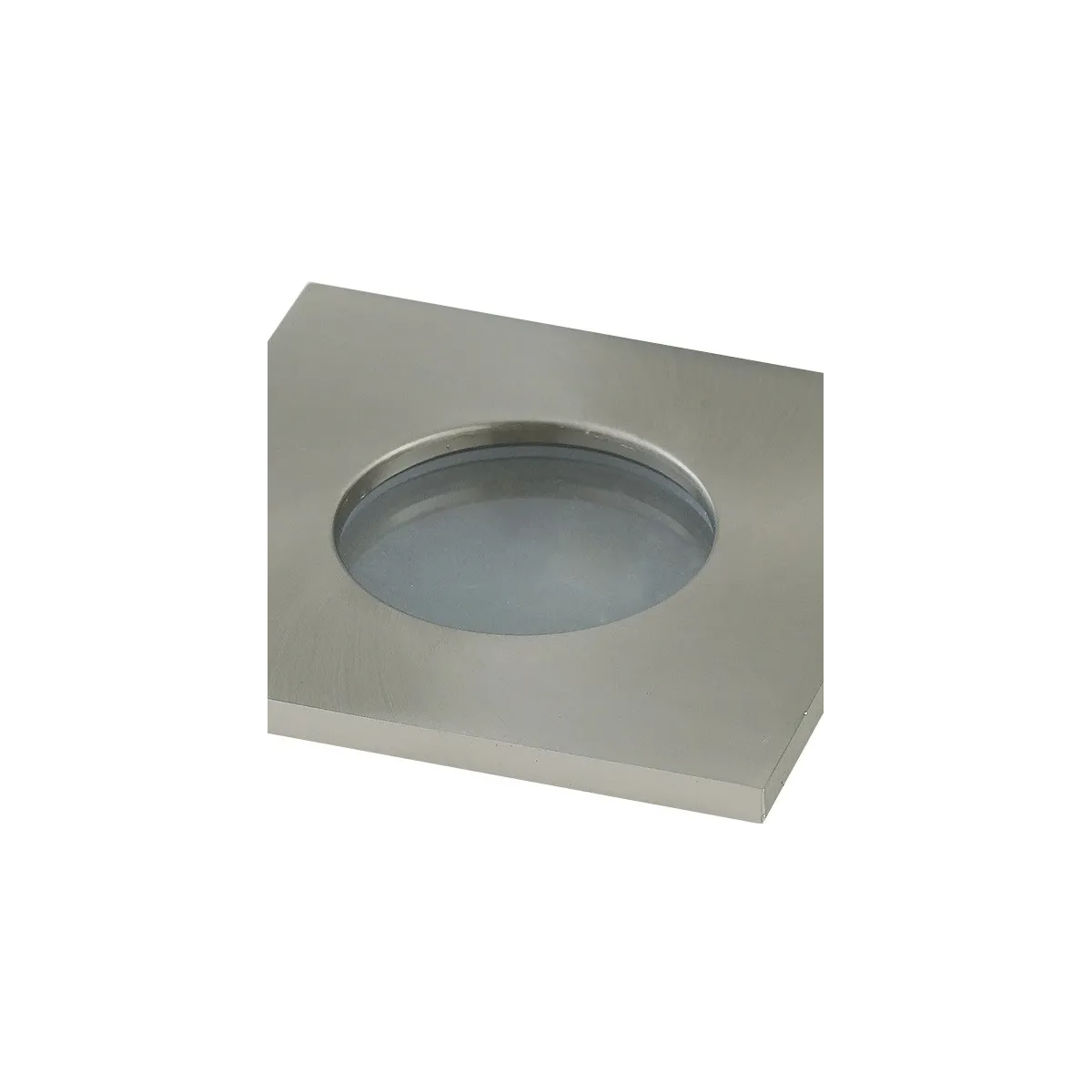 INC-VIPER-Q-NIK Struttura da incasso VIPER per lampada GU10 quadra fissa Nickel IP65 82x82 mm