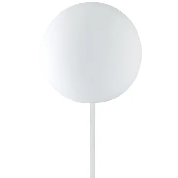 I-GECO-SFERA-PT30 Piantana da pavimento GECO per giardino a sfera bianca dm 30 cm 1xE27 max 60W