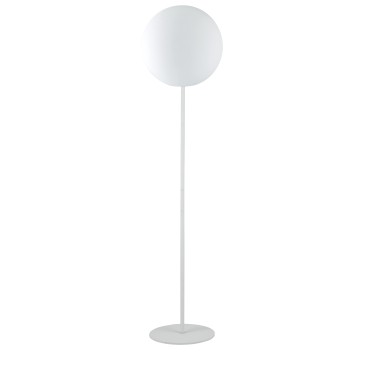 Lampadaire d'extérieur blanc E27