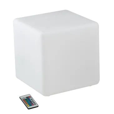I-GECO-CUBO-L30 Lume da giardino GECO cubo bianco a LED RGB dimmerabile cambia colore dm 30 cm