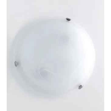 LUNA/PL40 Plafoniera da soffitto Luna tonda in vetro led 24 W -230V integrato design moderno dm 40 cm