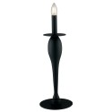 Lampe de table Armstrong design moderne contemporain en métal noir satiné