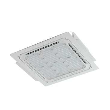 LED-Einbauprojektor für Unterstände oder rechteckige Decken, 80 W, 10.500 lm, weiß