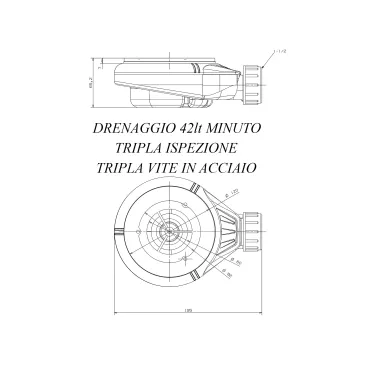 Receveur de douche en résine gris tourterelle avec finitions en béton RELAX