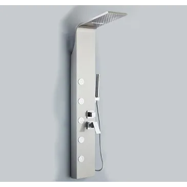 Hydromassage-Duschsäule Steel Waterfall | SMARAGD