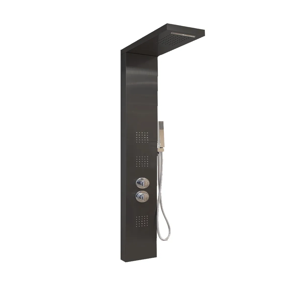 Colonna Idromassaggio Nera  Termostatica di Qualità | Diamante Black