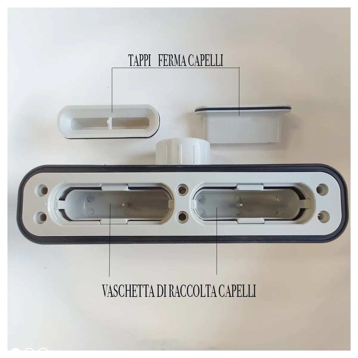 Piatto Doccia Grigio Chiaro Effetto Pietra Design | Vincent