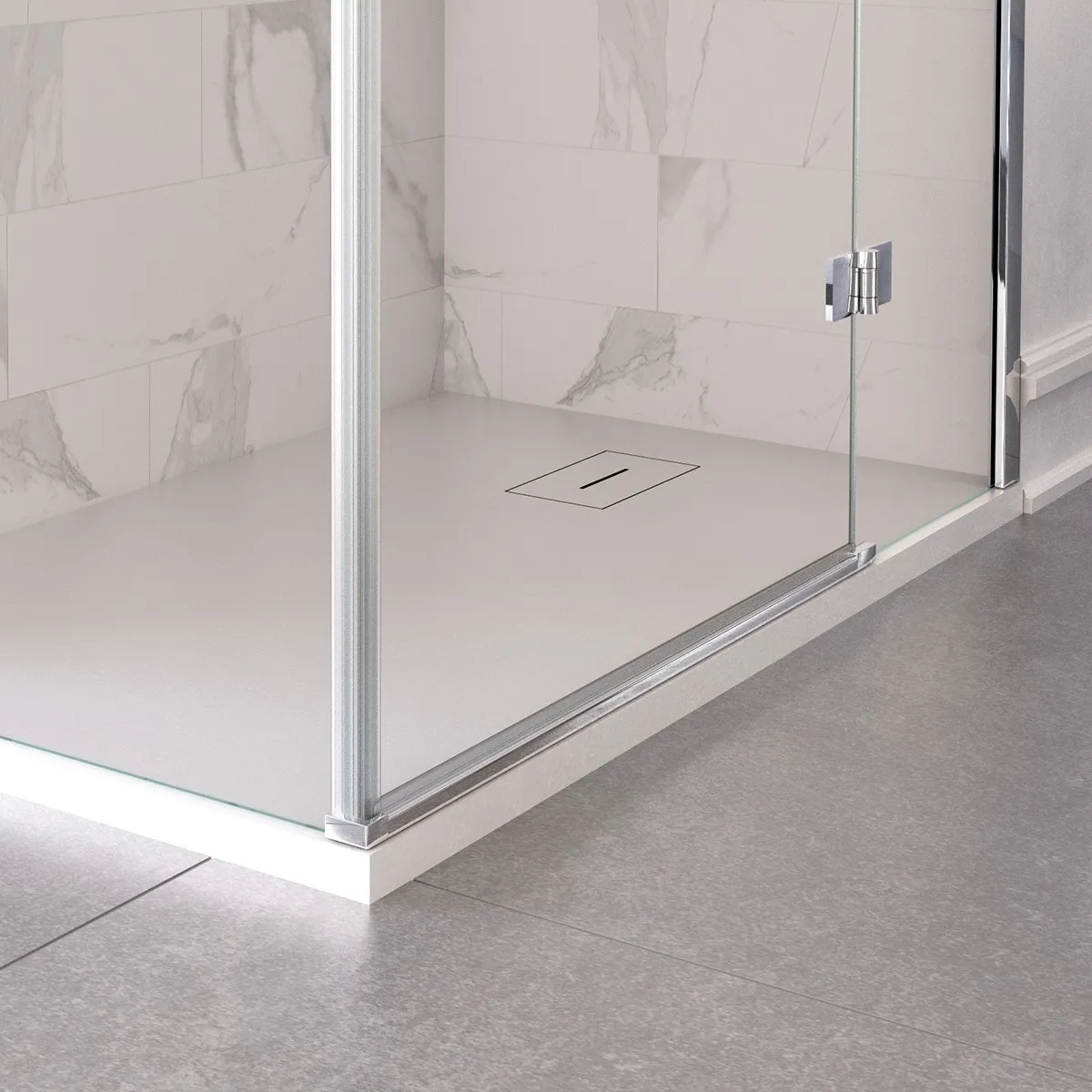 Box doccia con apertura angolare doppio battente REGINA