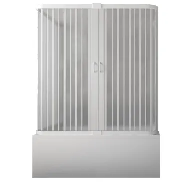 Oben dreiseitige PVC-Wanne...