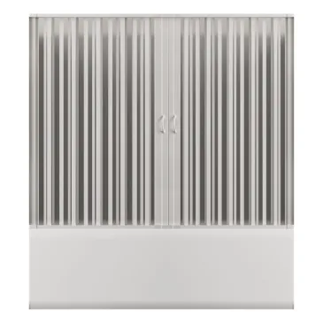 Oben PVC-Badewanne mit...