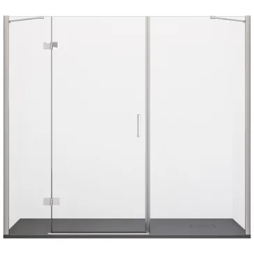 Nische – Duschtür, große Abmessungen bis zu 230 Kristall, 8 mm, H195, großartig