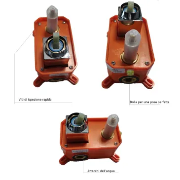 Kit doccia da incasso con soffione tondo Ameno | Mondialshop