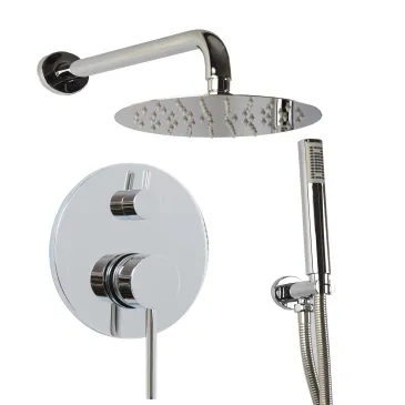 Ameno Einbau-Duschset mit rundem Duschkopf | Mondialshop