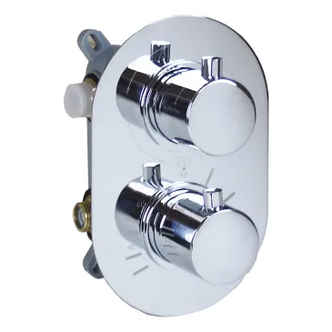 Einbau-Brauseset mit rundem...