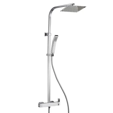 Colonne de douche avec mitigeur carré | boite